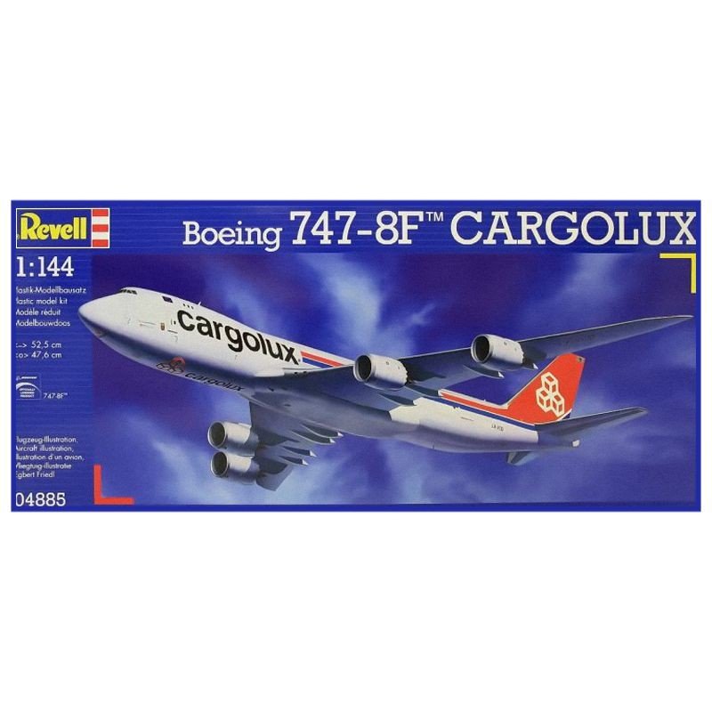 Boeing 747-8F Cargolux Model Airplane Kit