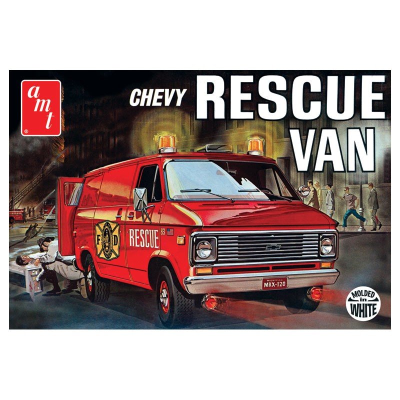 AMT Chevy Rescue van model car kit SEALED NEW | eBay